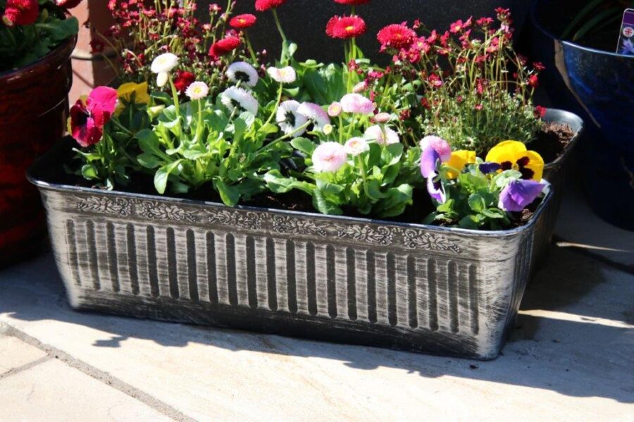 Fluted Window Box Floral Fluted Trough - Anglo Eastern Trading