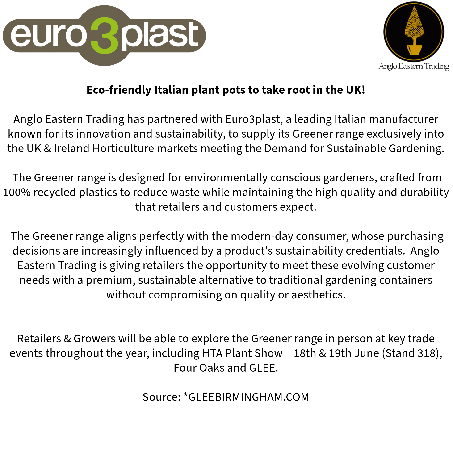 Press Release Euro3Plast